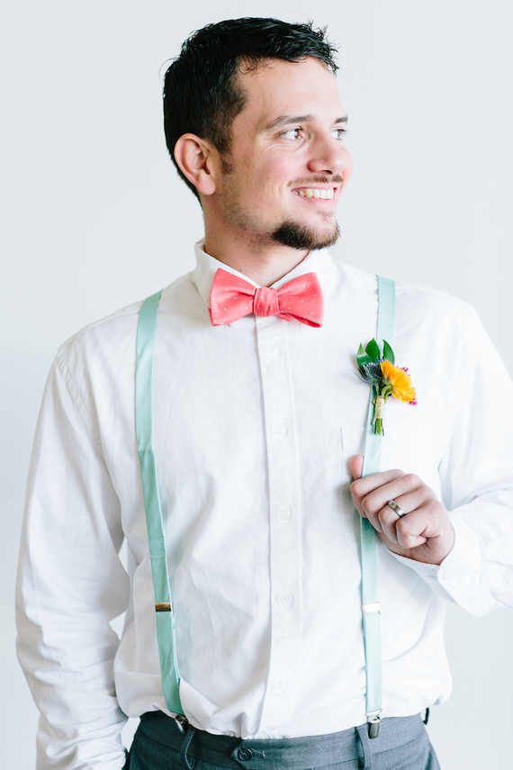 Bright whimsical wedding invites