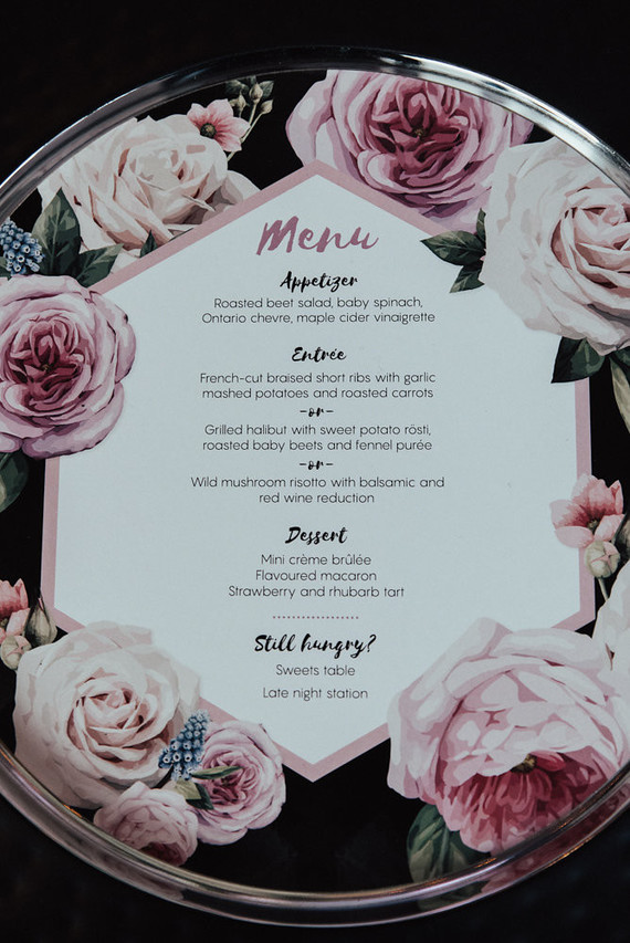 Modern graphic warehouse wedding in Toronto Inspiration