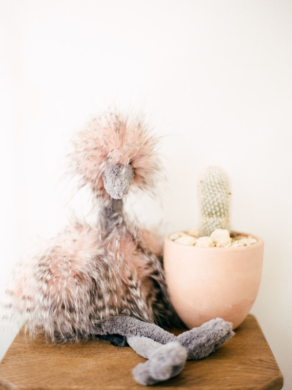 Dreamy white girl's nursery and newborn photos in Los Angeles