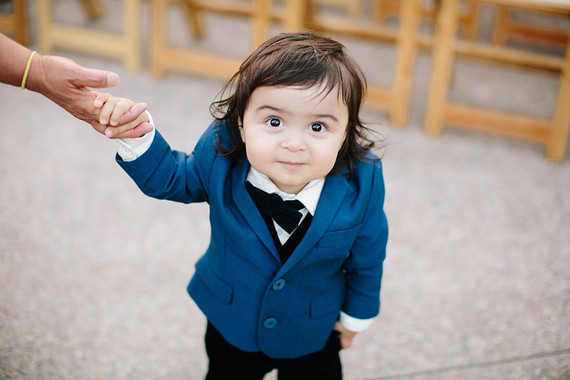 modern fall garden wedding