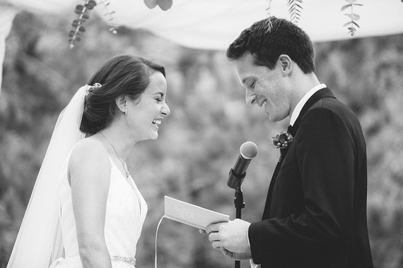 modern fall garden wedding