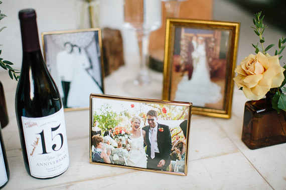 modern fall garden wedding