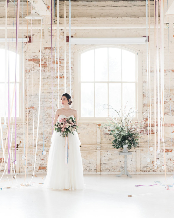 ballet and ribbon inspired wedding ideas for spring