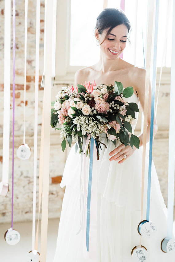 ballet and ribbon inspired wedding ideas for spring