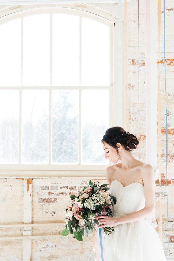 ballet and ribbon inspired wedding ideas for spring