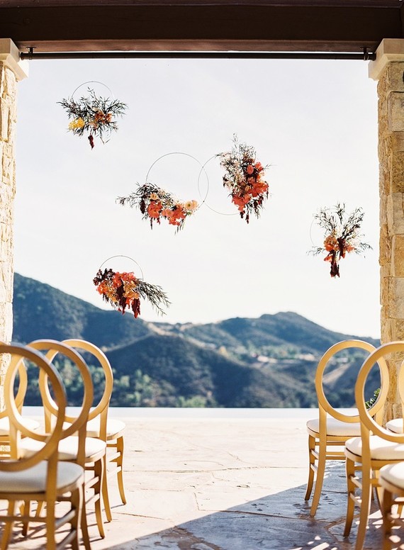 Elegant Valentine's Day wedding ideas at Malibu Rocky Oaks Estate