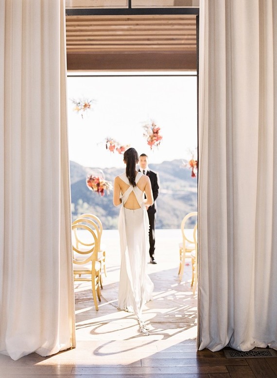Elegant Valentine's Day wedding ideas at Malibu Rocky Oaks Estate
