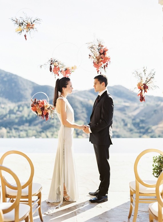 Elegant Valentine's Day wedding ideas at Malibu Rocky Oaks Estate