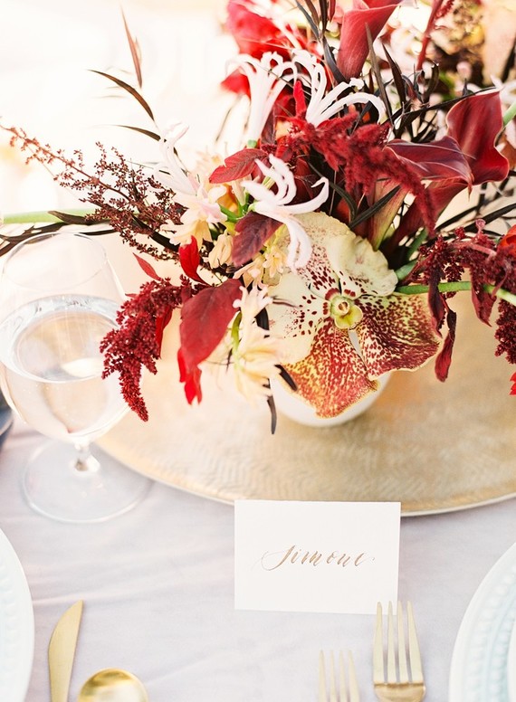 Elegant Valentine's Day wedding ideas at Malibu Rocky Oaks Estate