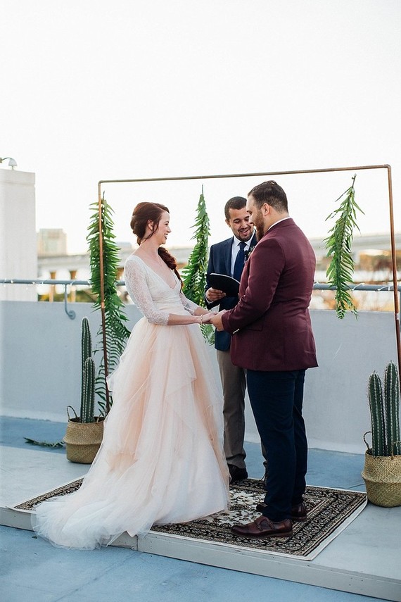 DIY warehouse wedding at Six Hundred King in Jacksonville