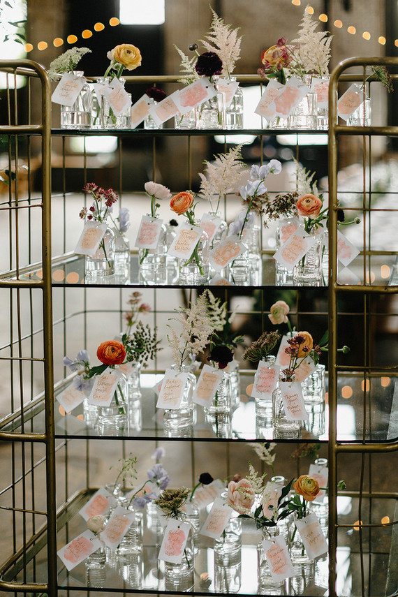 Romantic, industrial, floral wedding at Basilica Hudson in the Hudson Valley