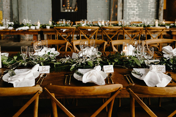 Romantic, industrial, floral wedding at Basilica Hudson in the Hudson Valley