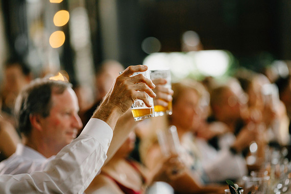 Romantic, industrial, floral wedding at Basilica Hudson in the Hudson Valley