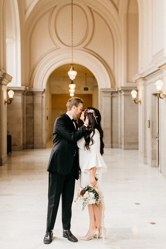 San Francisco City Hall elopement Inspiration