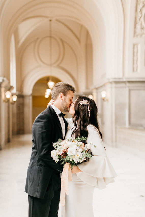 San Francisco City Hall elopement Inspiration