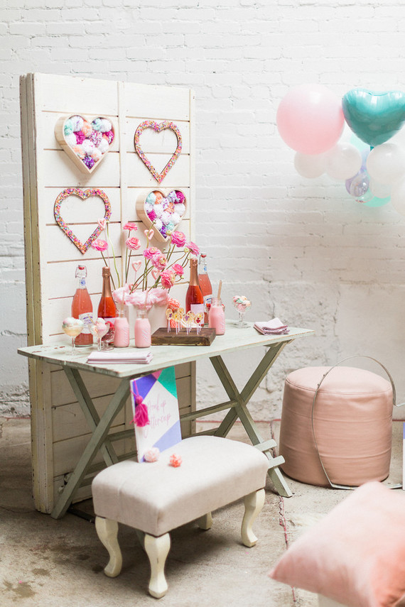 Bright fun Valentine's Brunch