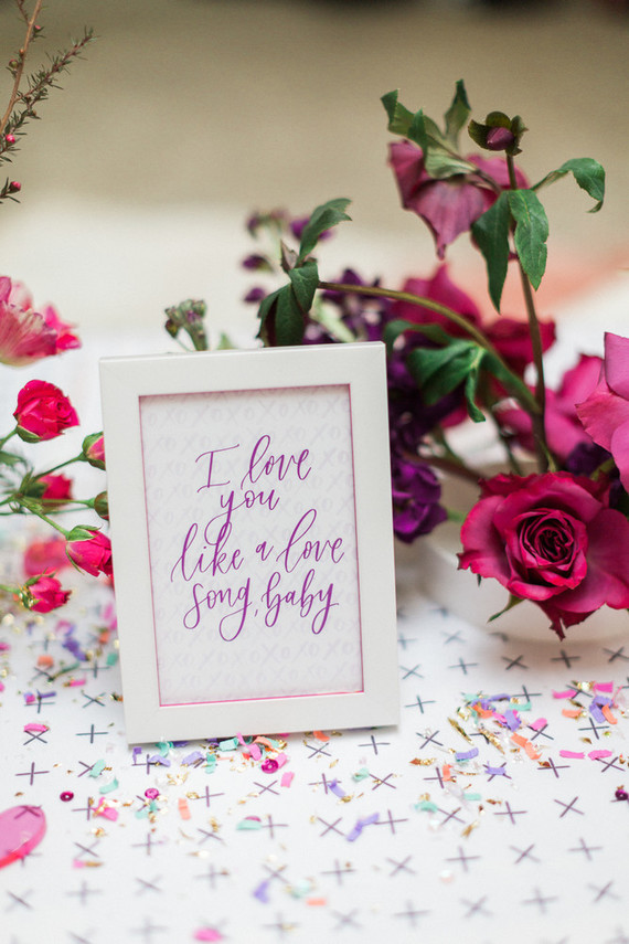 Bright fun Valentine's Brunch Inspiration