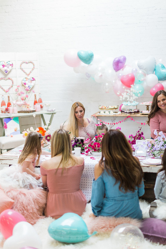 Bright fun Valentine's Brunch Inspiration