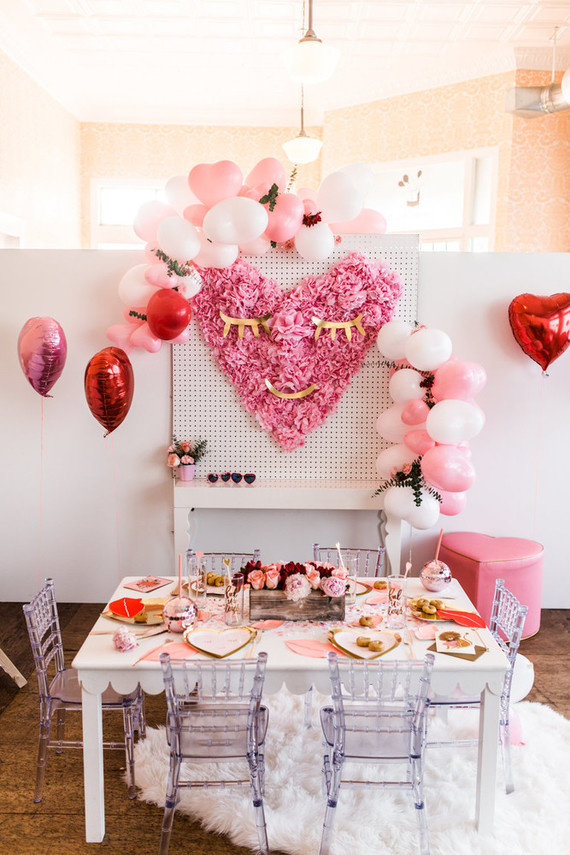 Galentine's party for little girls