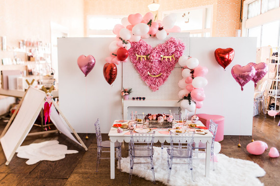 Galentine's party for little girls