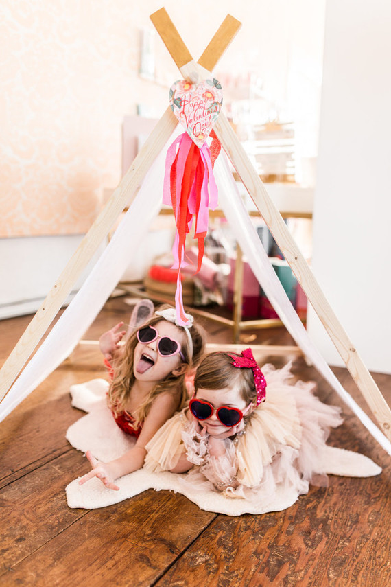 Galentine's party for little girls