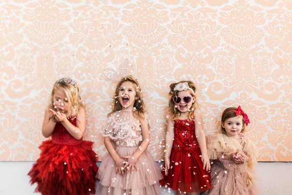 Galentine's party for little girls