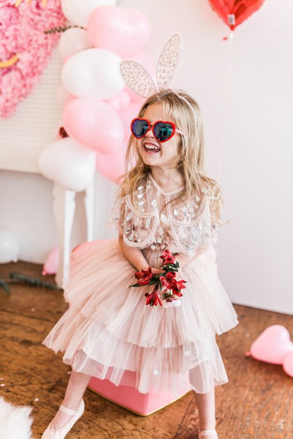 Galentine's party for little girls