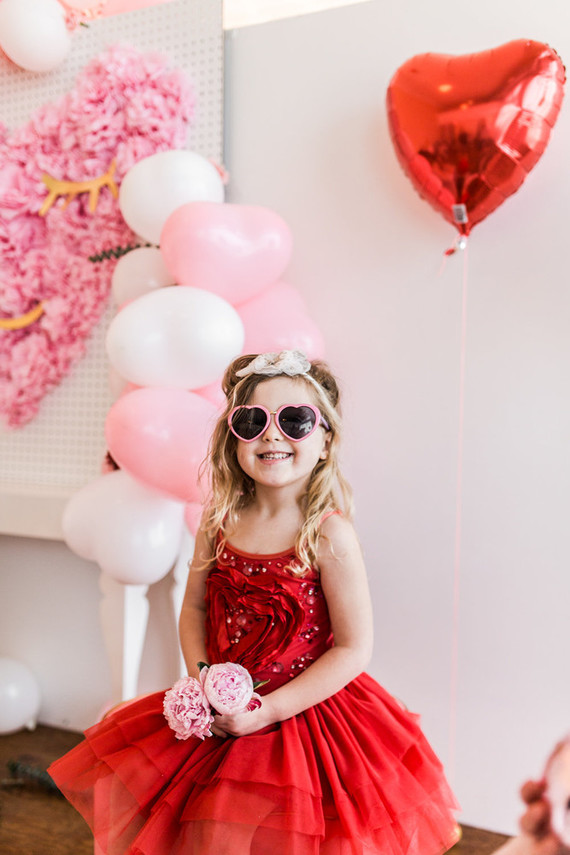 Galentine's party for little girls