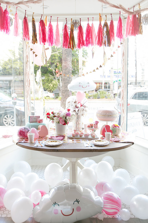 Cloud Nine party ideas for Valentine's Day