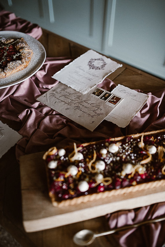 Moody mauve Valentine's Day and winter wedding ideas Inspiration