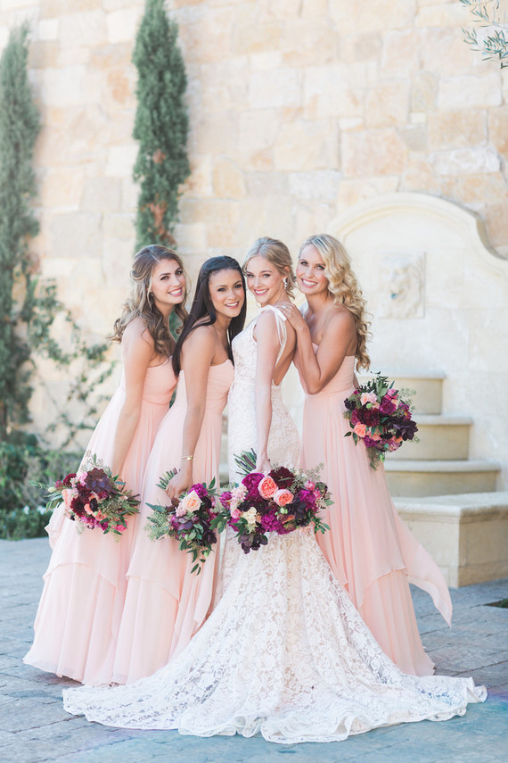 blue bridesmaid dresses
