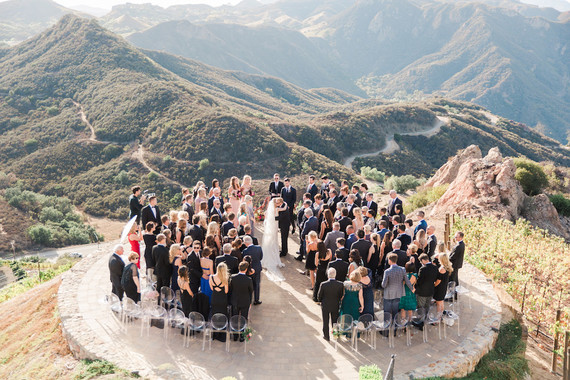 Romantic bright California wedding at Malibu Rocky Oaks Inspiration