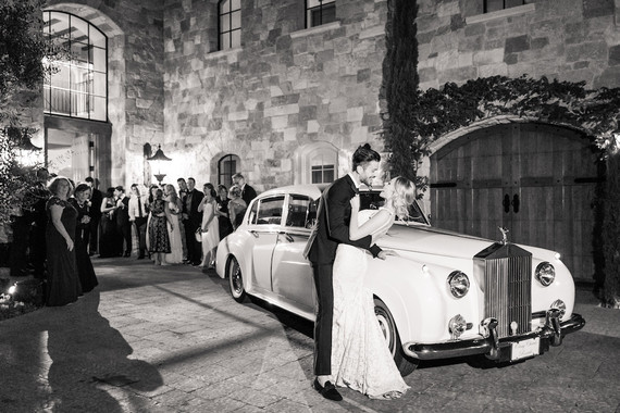vintage wedding getaway car Inspiration
