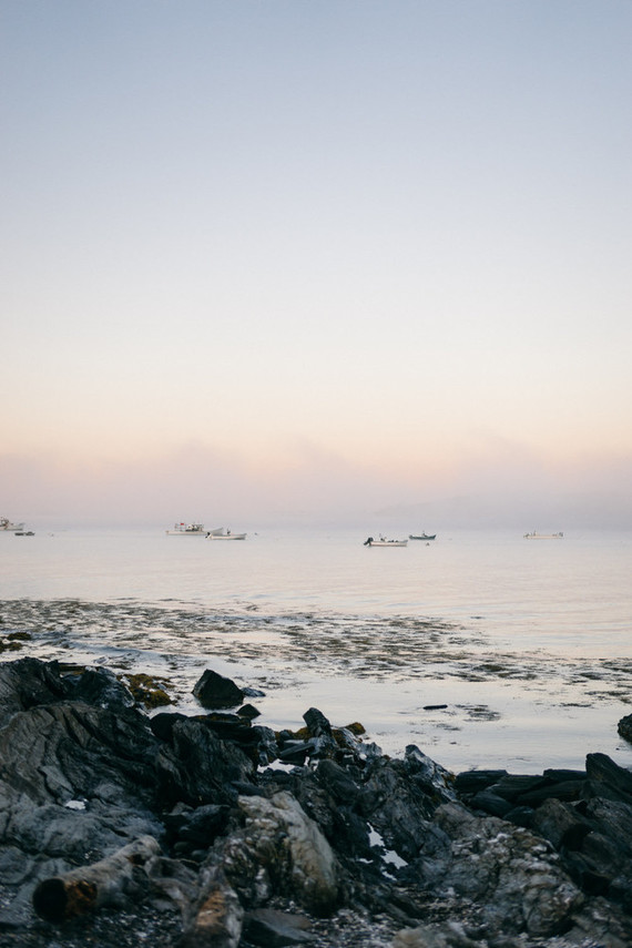 Maine engagement photos at Kettle Cove on Cape Elizabeth
