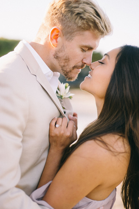 Maine engagement photos at Kettle Cove on Cape Elizabeth