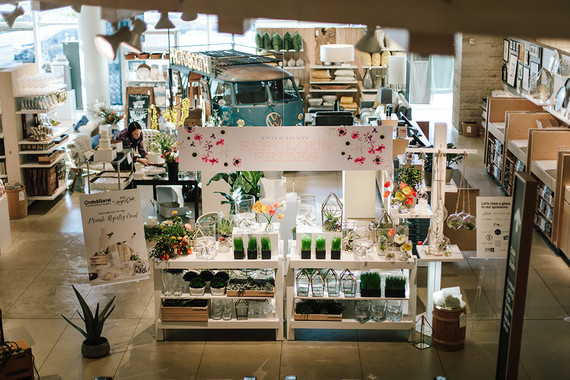 Crate and Barrel Private Wedding Registry Event