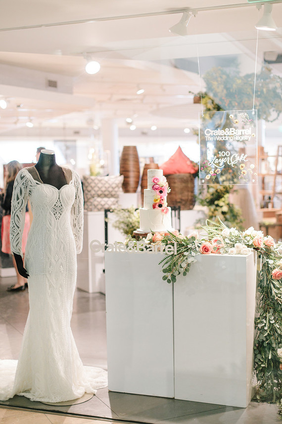 Crate and Barrel Private Wedding Registry Event