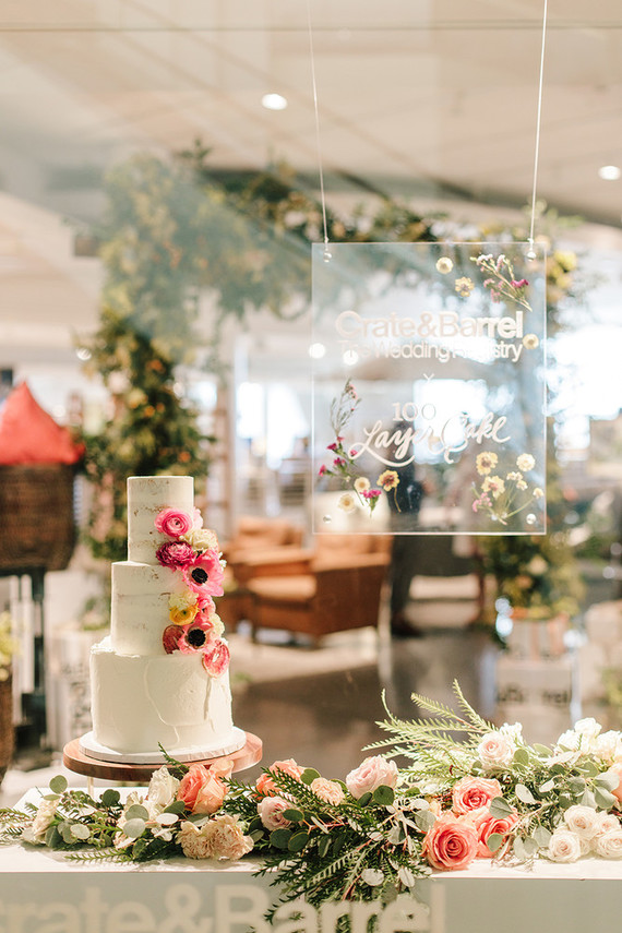 Crate and Barrel Private Wedding Registry Event