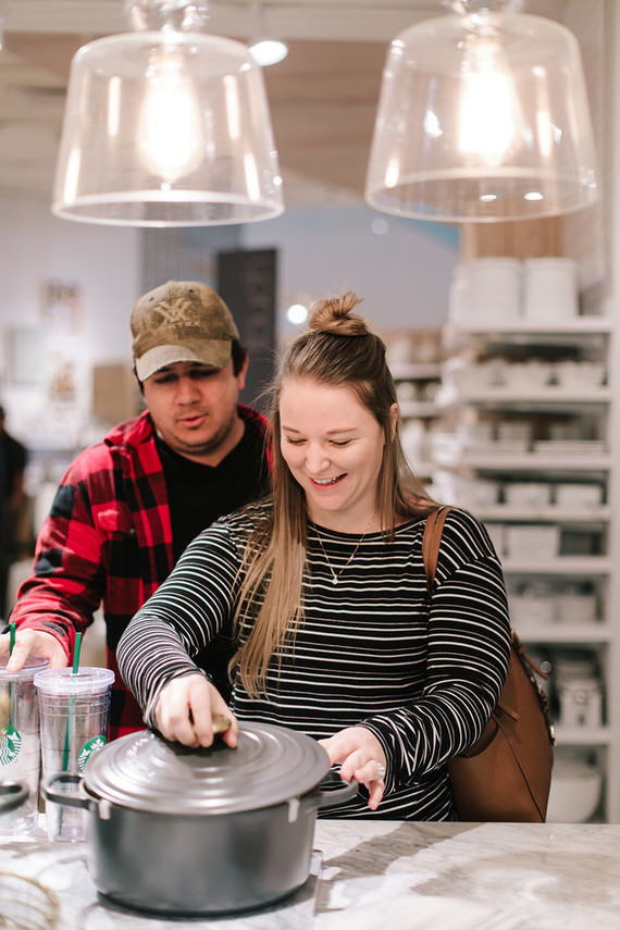 Crate and Barrel Private Wedding Registry Event