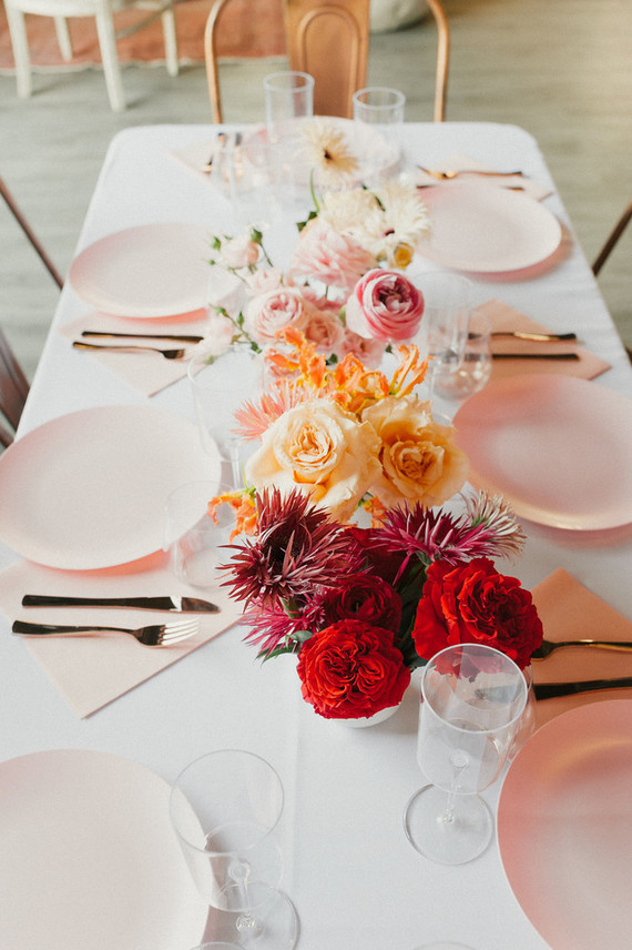 Ombre pink birthday party