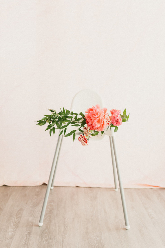 Ombre pink first birthday party