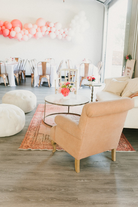 Ombre pink first birthday party