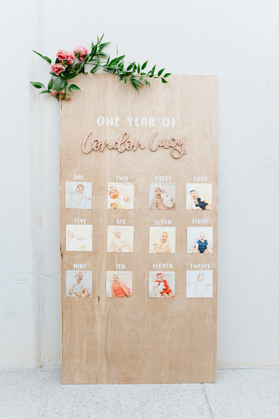 Ombre pink first birthday party