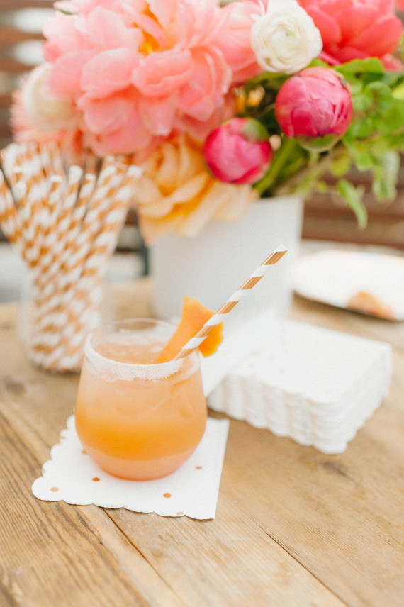 Ombre pink first birthday party Inspiration