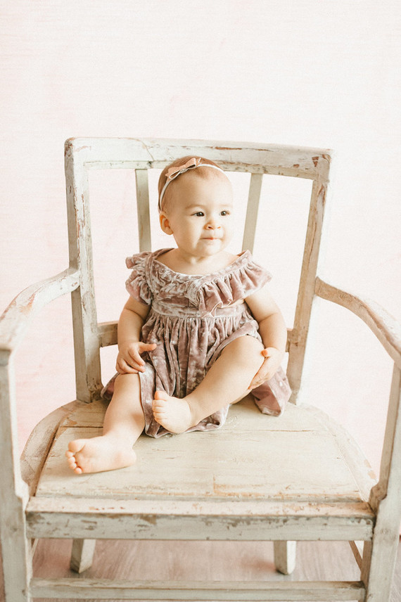 Ombre pink first birthday party