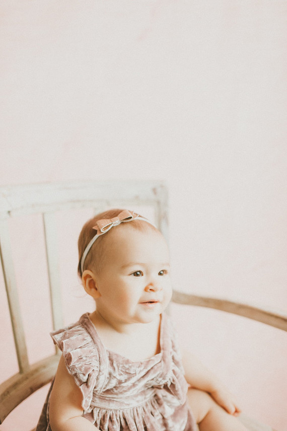 Ombre pink first birthday party