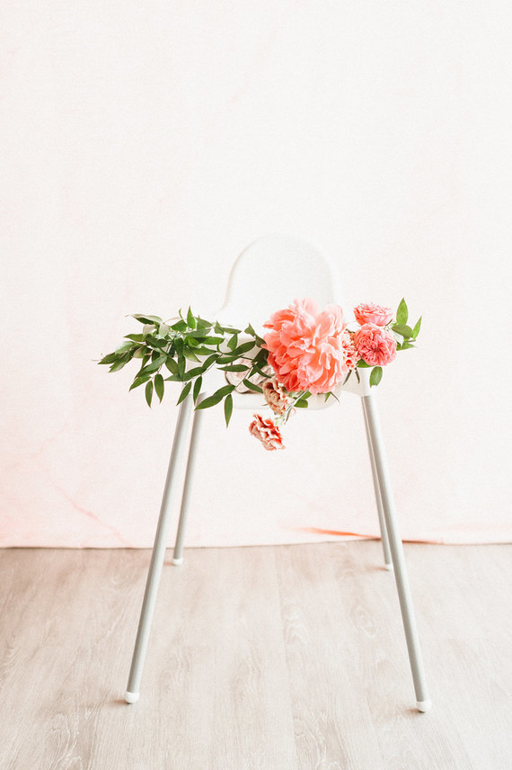 Ombre pink first birthday party