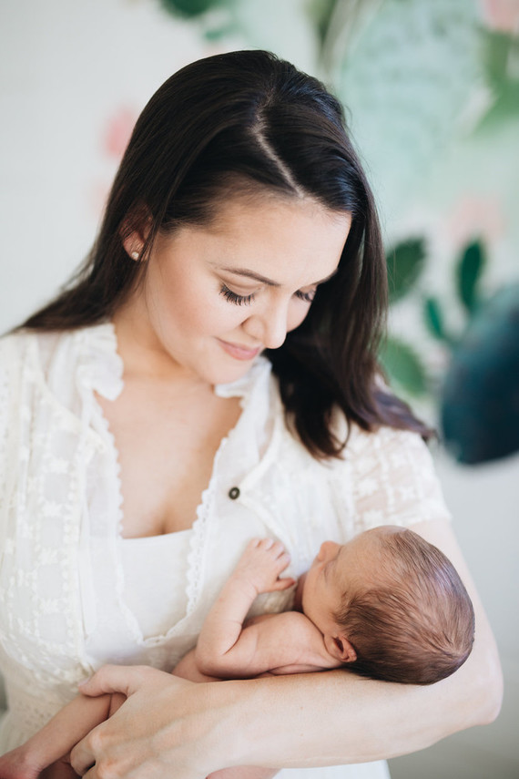 Feminine girl's nursery
