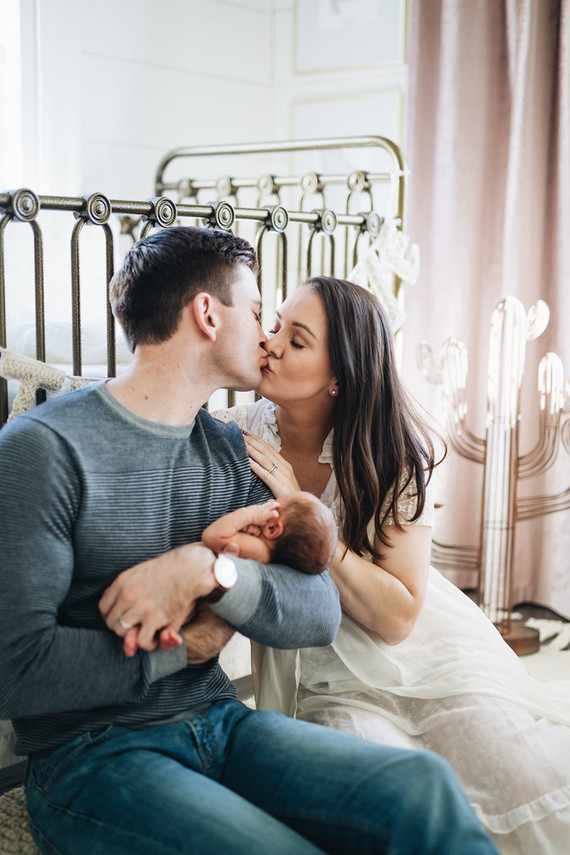 Feminine girl's nursery