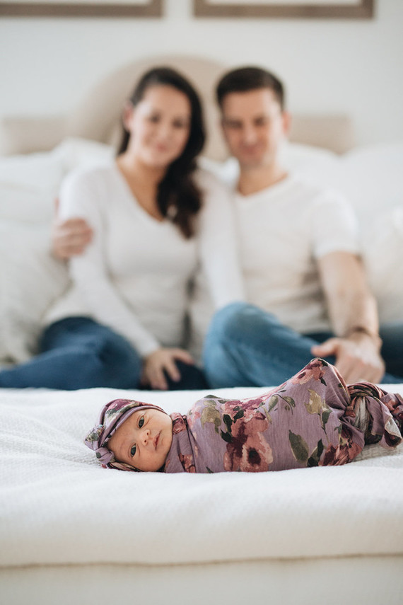 Feminine girl's nursery